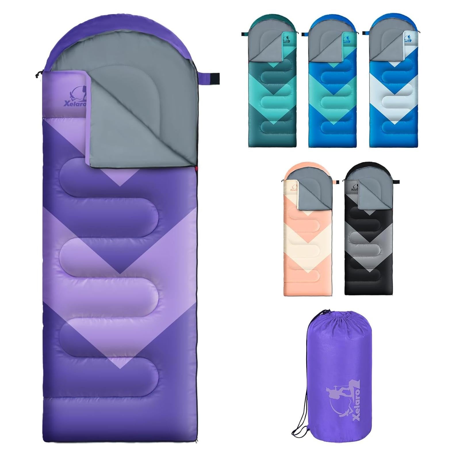 Saco de dormir Xelaro rectangular 3 estaciones 220x80cm
