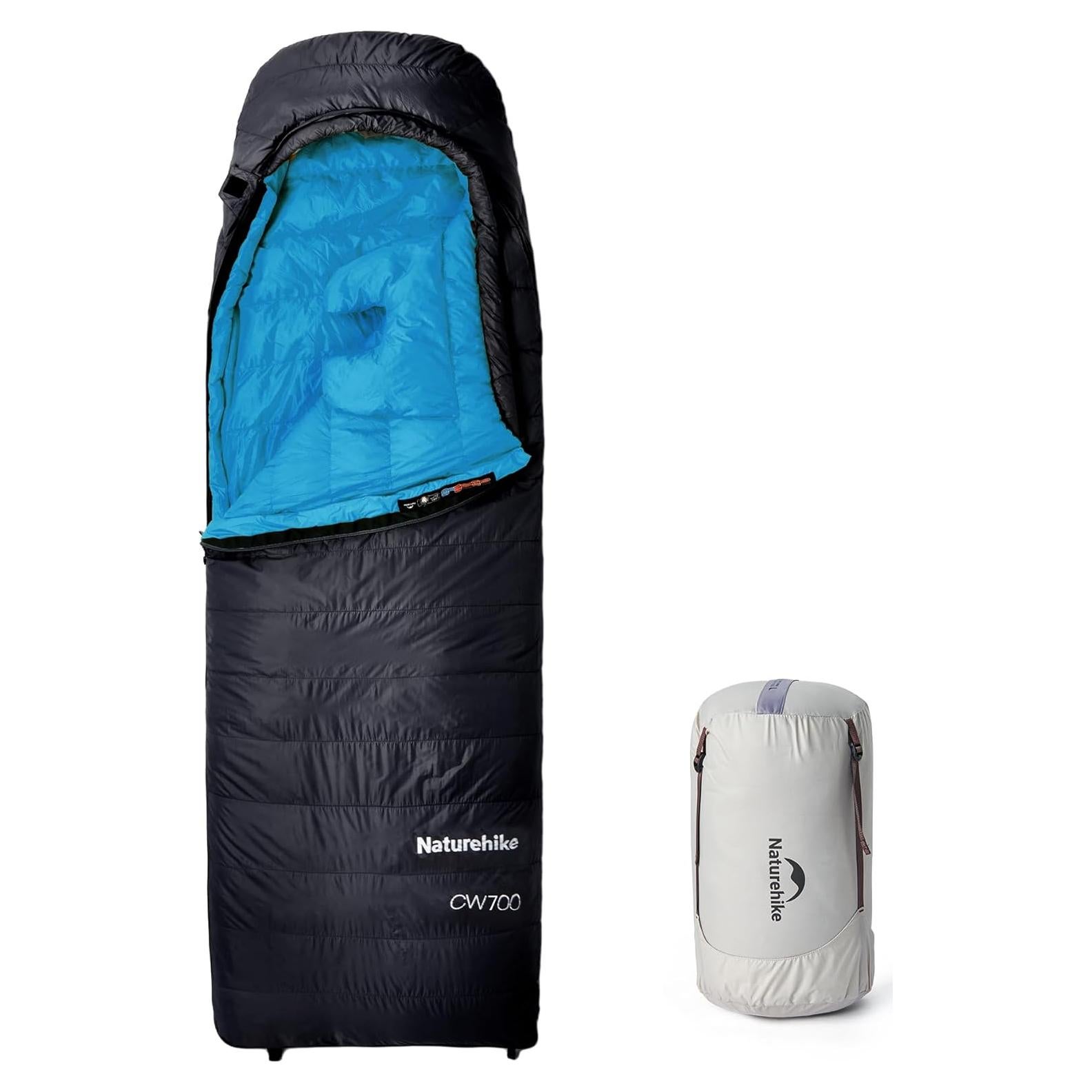 Saco de Dormir Ultraligero Naturehike CW700 0°C Plumón RDS