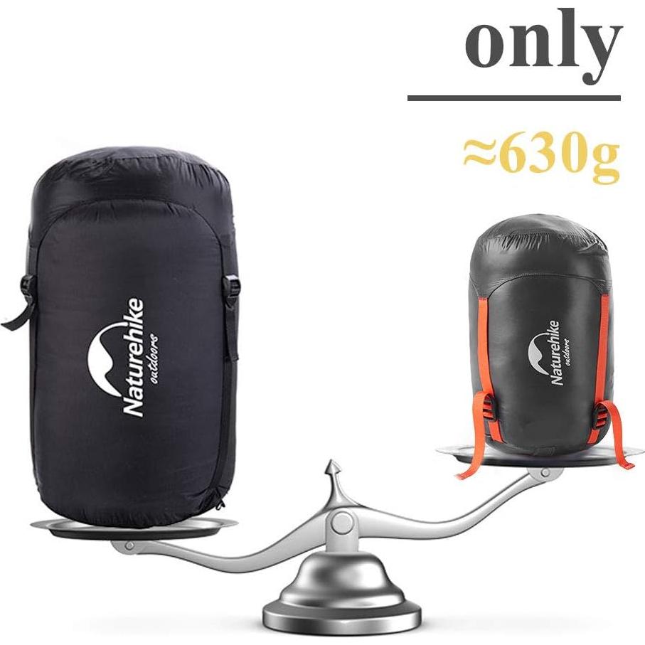 Saco de Dormir Momia Naturehike CW300 0°C Nylon Compacto