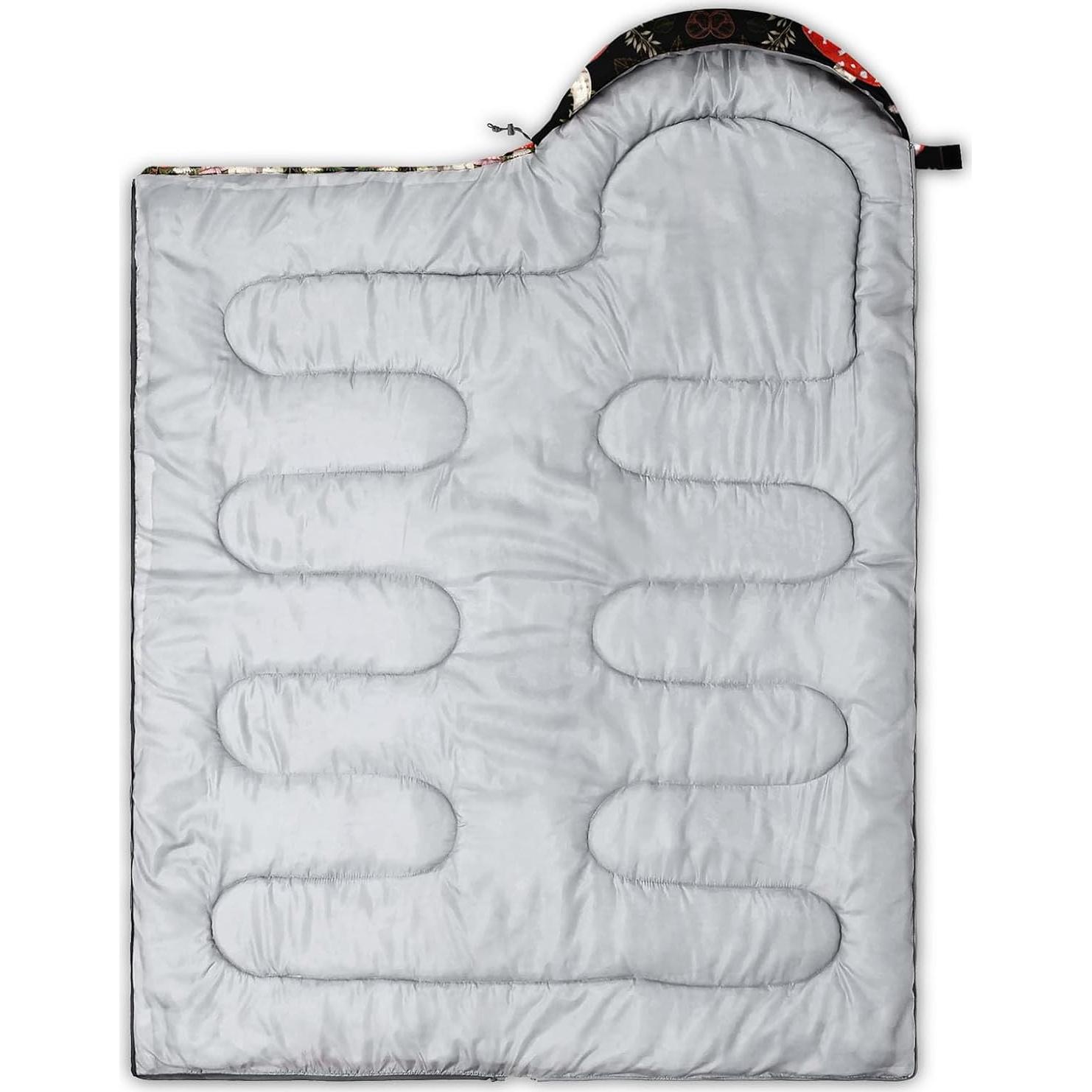 Saco de Dormir XYNHML para Camping 1 Persona Azul 0-25°C