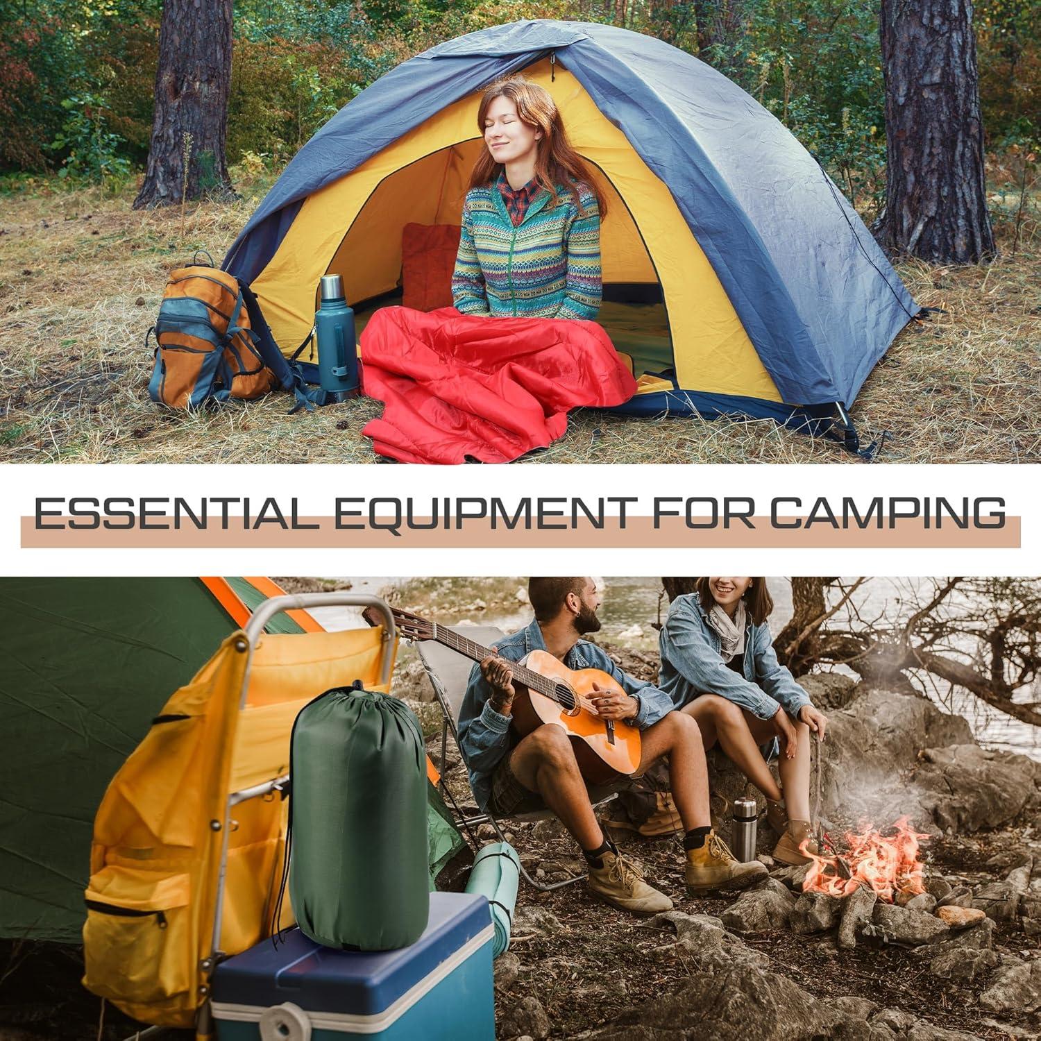 Sacos de Dormir Tranqun 10 Pcs Impermeables 4 Estaciones