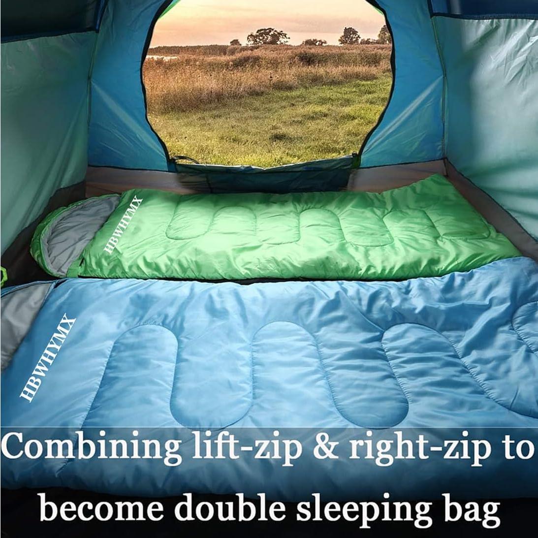 Saco de dormir HBWHYMX 218x80 cm impermeable 1 persona