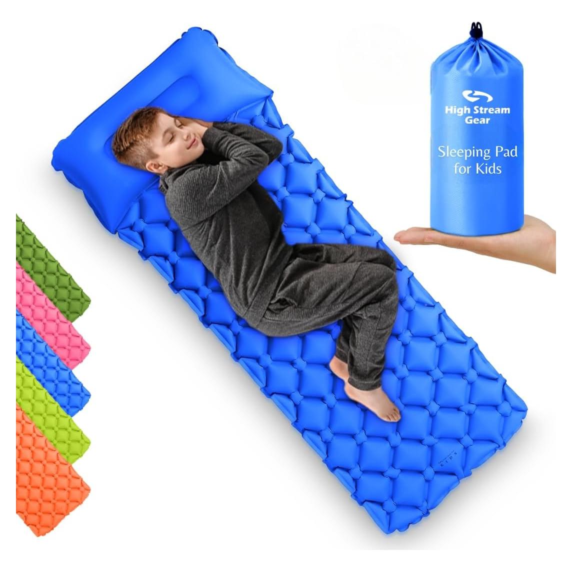 Colchoneta Inflable para Niños High Stream Gear Azul 150x53cm