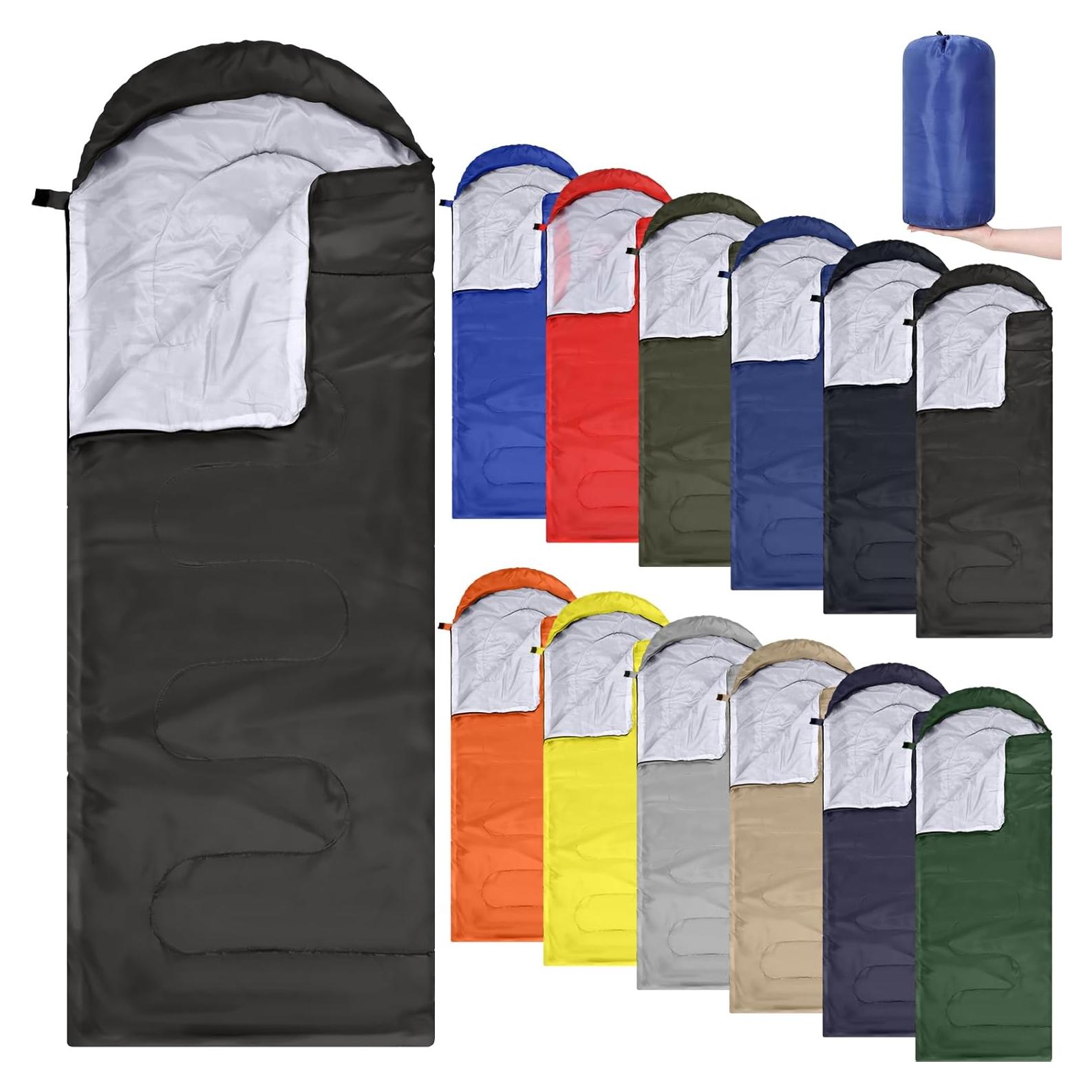 Sacos de Dormir para Camping Junkin 36 Pcs 210x75 cm Impermeables