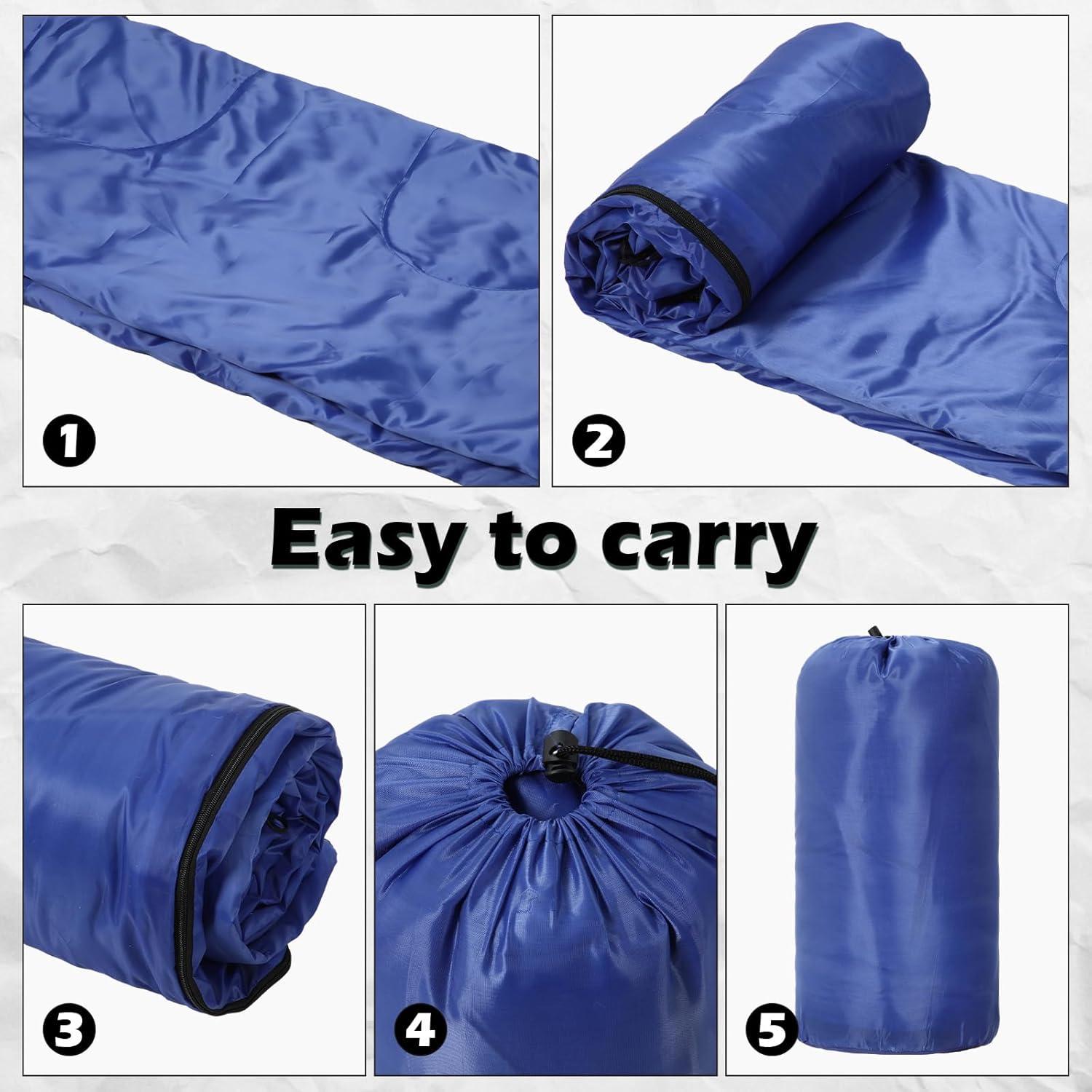 Sacos de Dormir para Camping Junkin 36 Pcs 210x75 cm Impermeables