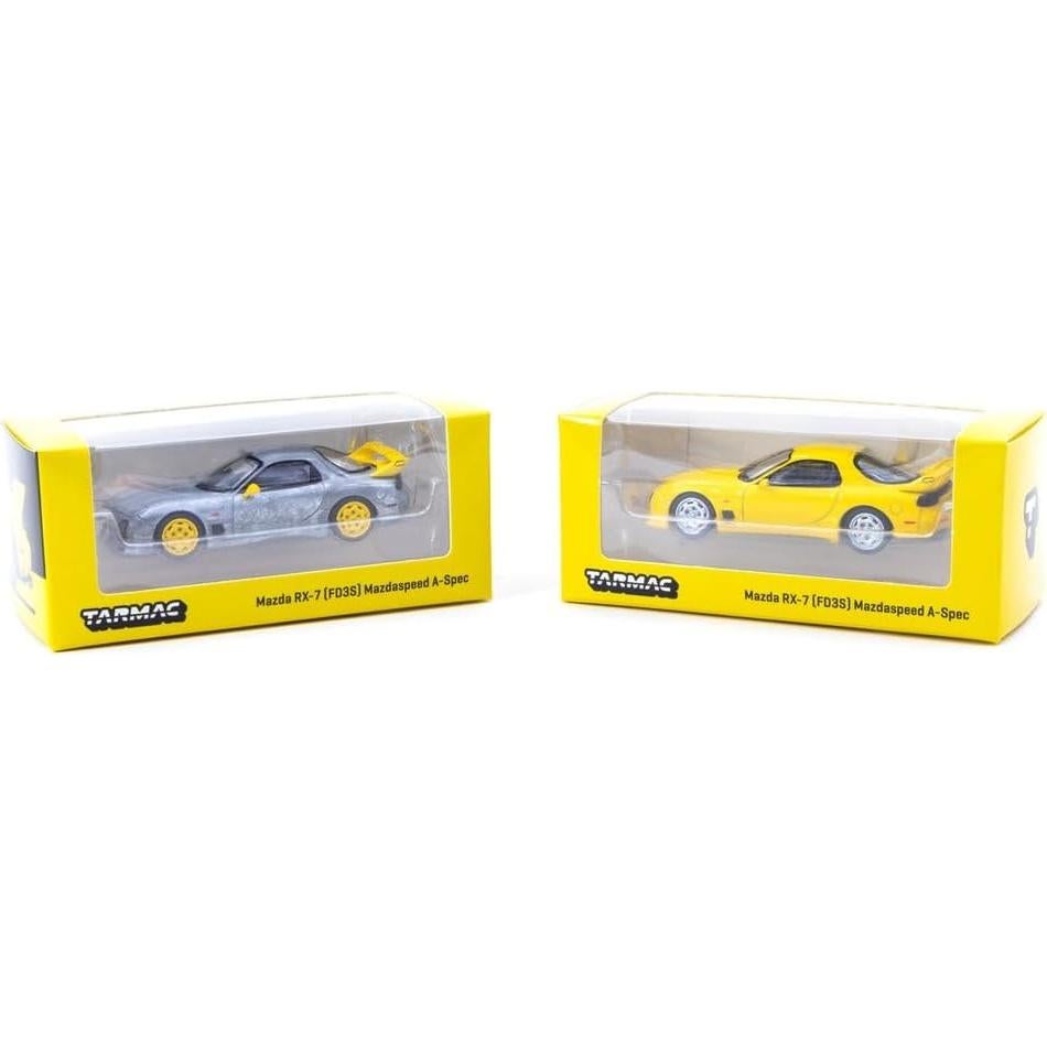 Mazda RX-7 FD3S Mazdaspeed A-Spec Amarillo 1:64 Tarmac Works