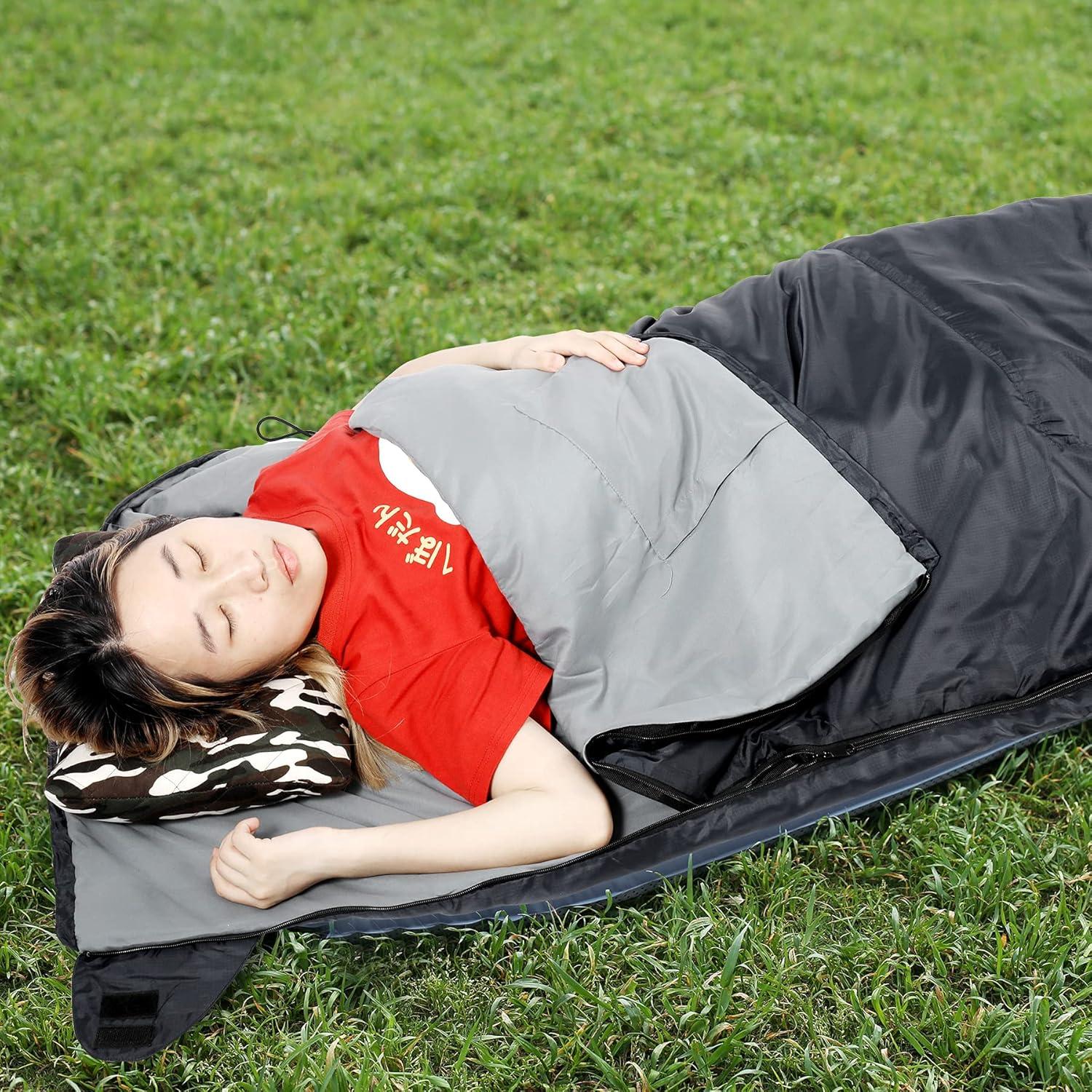 Saco de Dormir Ultra Ligero REDCAMP 1 Persona Verano 210x83cm