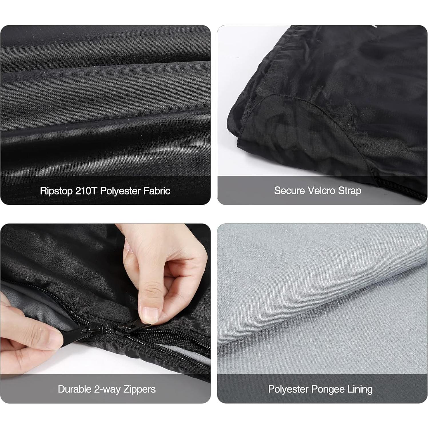 Saco de Dormir Ultra Ligero REDCAMP 1 Persona Verano 210x83cm