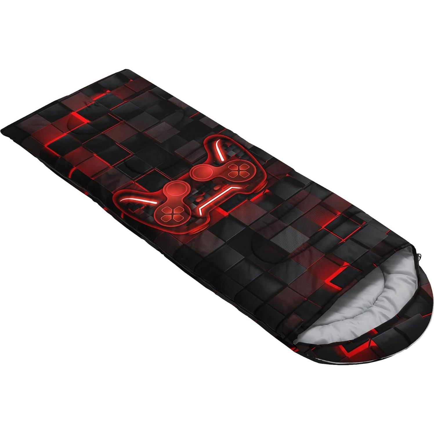 Saco de Dormir Axolotl Gamepad 3 Estaciones 229x79cm