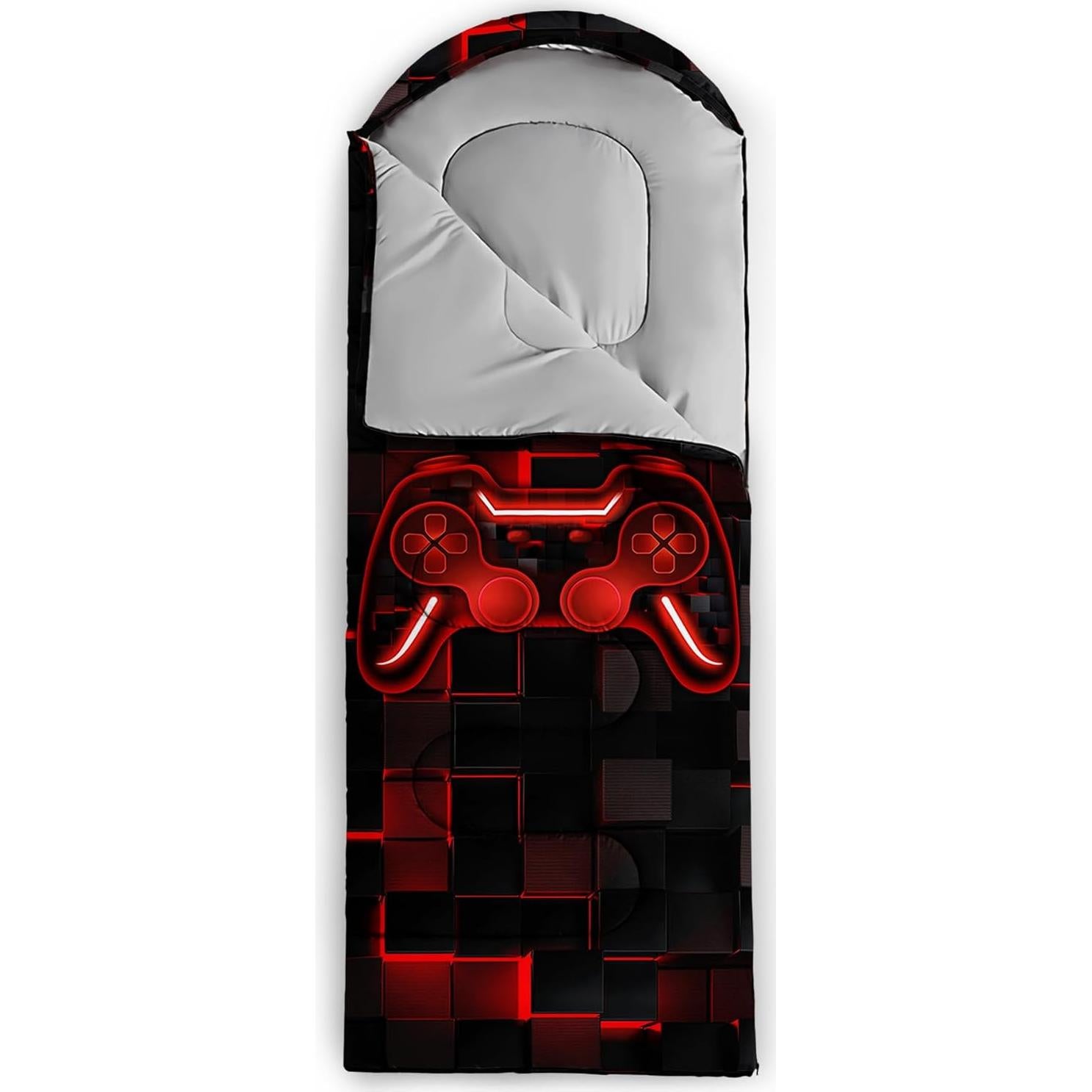 Saco de Dormir Axolotl Gamepad 3 Estaciones 229x79cm