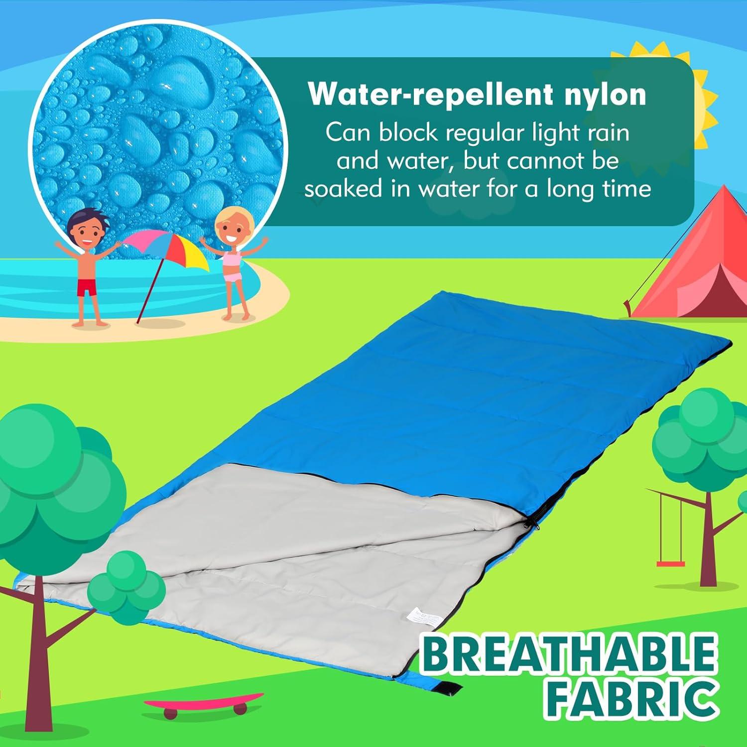 Sacos de Dormir Macarrie 3 Pcs 190x76 cm para Camping