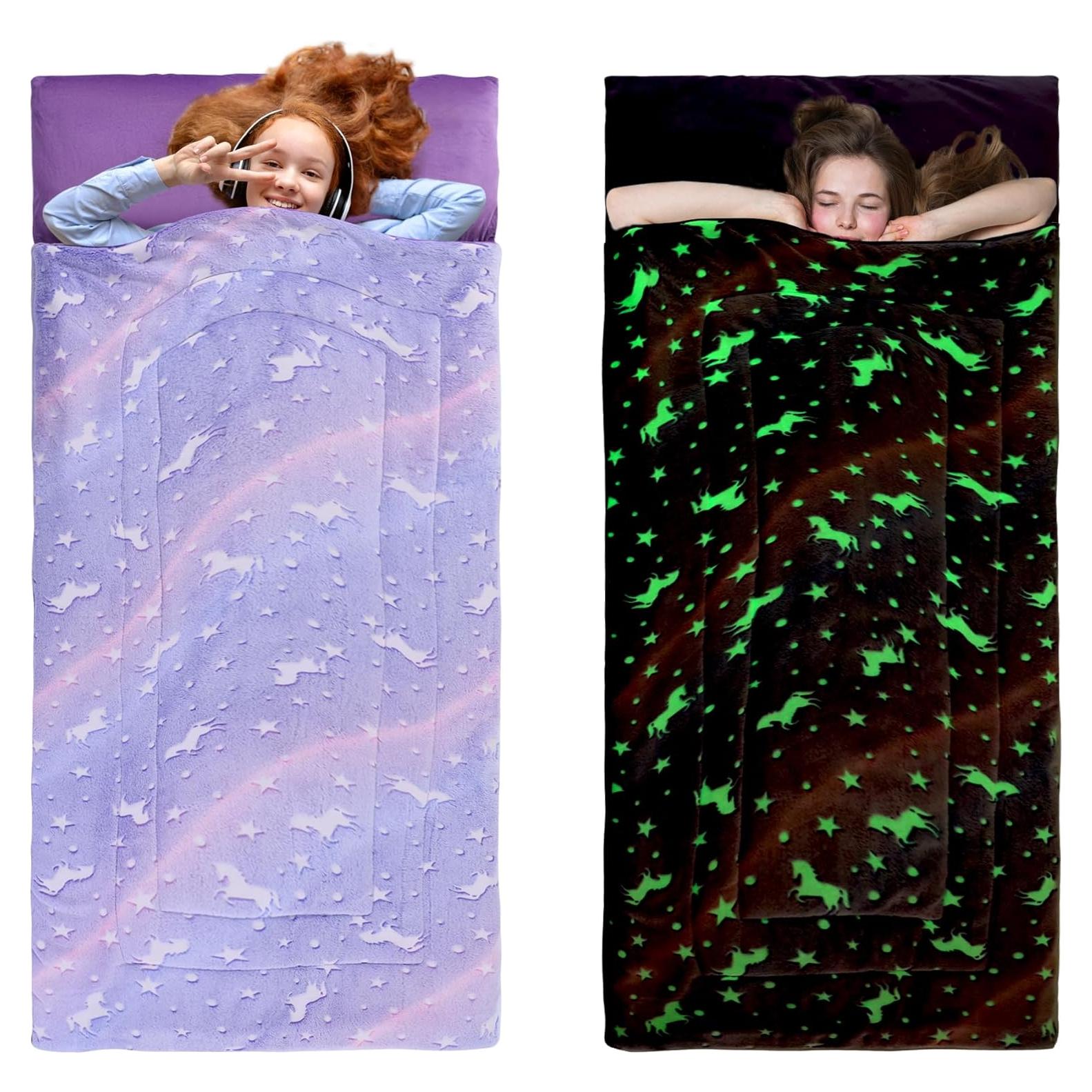 Saco de Dormir HOMBYS Brilla en la Oscuridad 213 cm para Niños