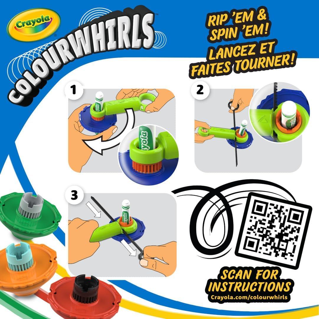Crayola Colourwhirls 3 Piezas - Juguete de Arte Creativo