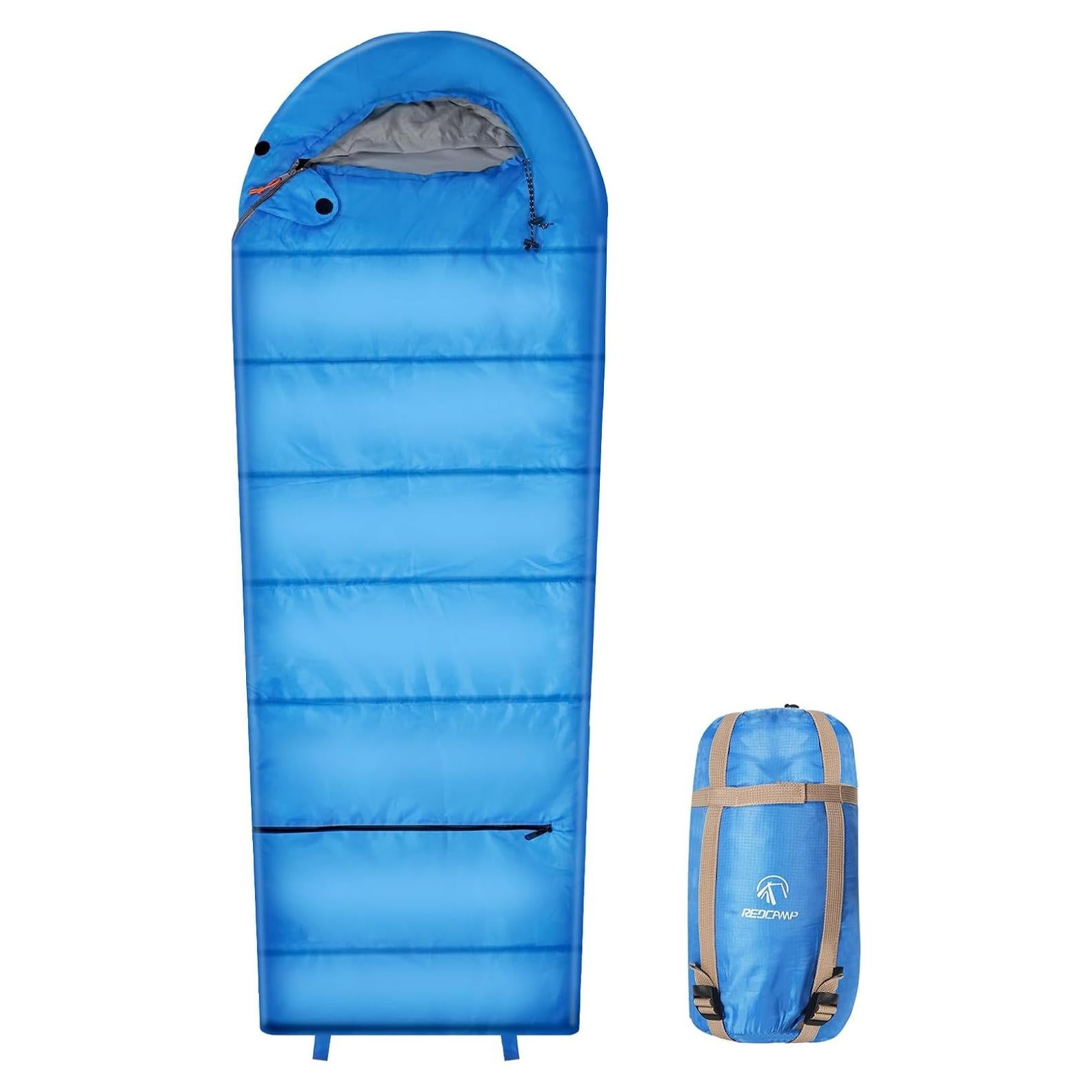 Saco de Dormir Ultra Ligero REDCAMP para Niños 3 Estaciones