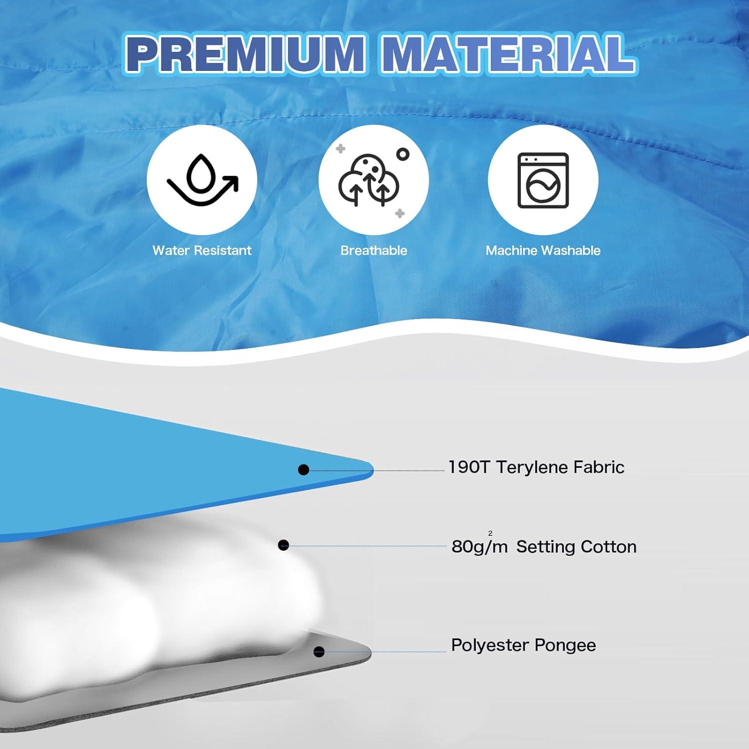 Saco de Dormir Ultra Ligero REDCAMP para Niños 3 Estaciones