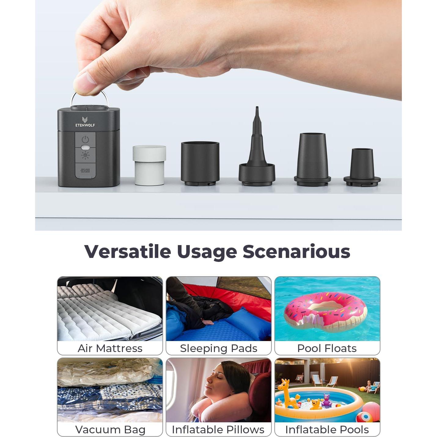 Bomba de Aire Eléctrica ETENWOLF AIR 3 Mini 2600 mAh