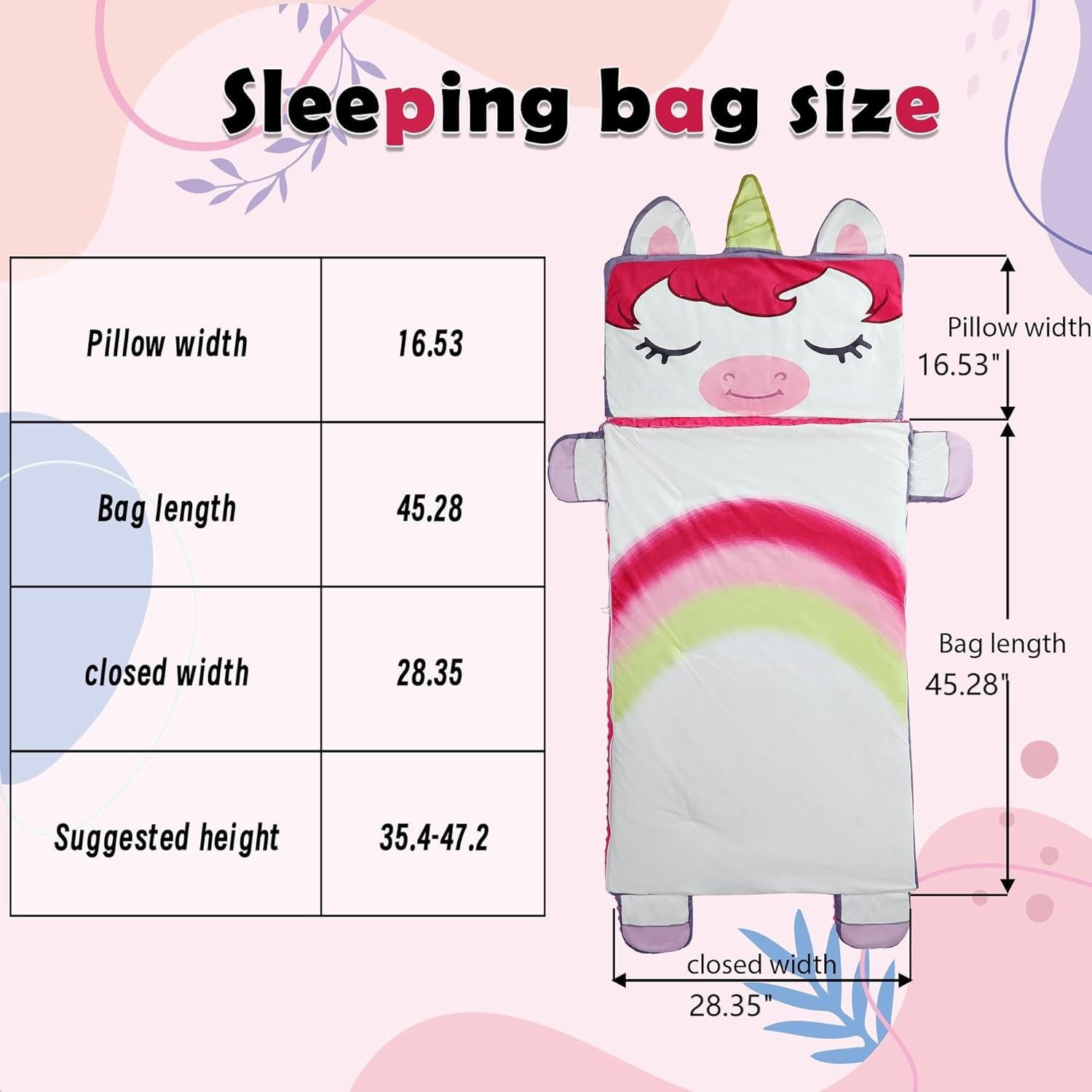 Saco de Dormir Wizland para Niños - Franela Suave 156.7x71.9cm