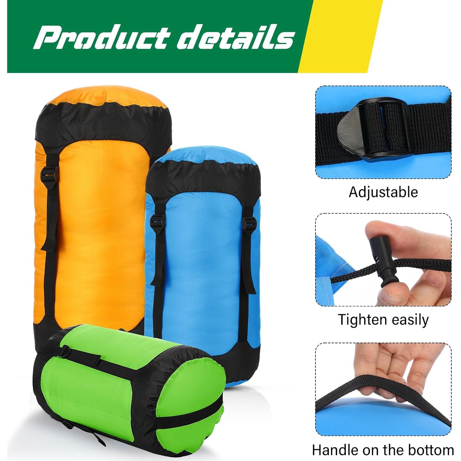 5 Sacos de Compresión Impermeables GliCraft 5L a 35L