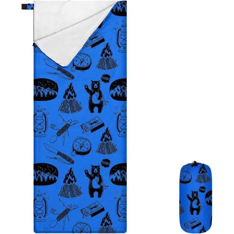 Saco de dormir ultraligero KidzAdventure 3 estaciones 140x120 cm