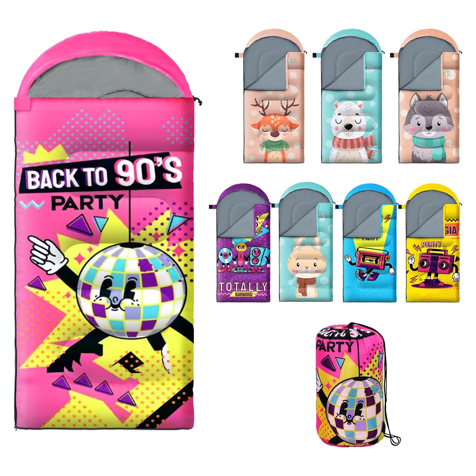 Saco de dormir para niños Xelaro 150 cm impermeable ligero