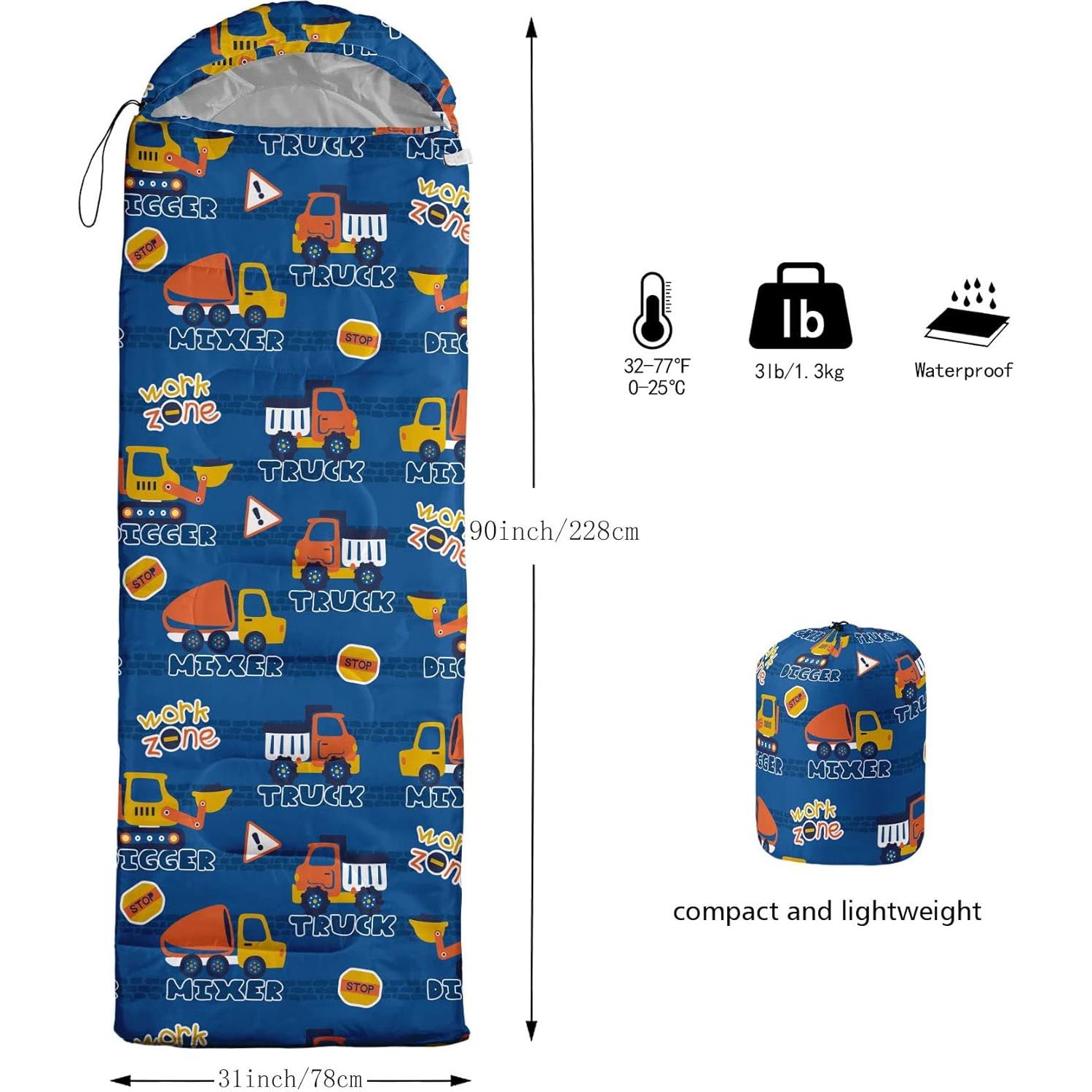 Saco de dormir Datura home para niños 230 cm - 3 estaciones