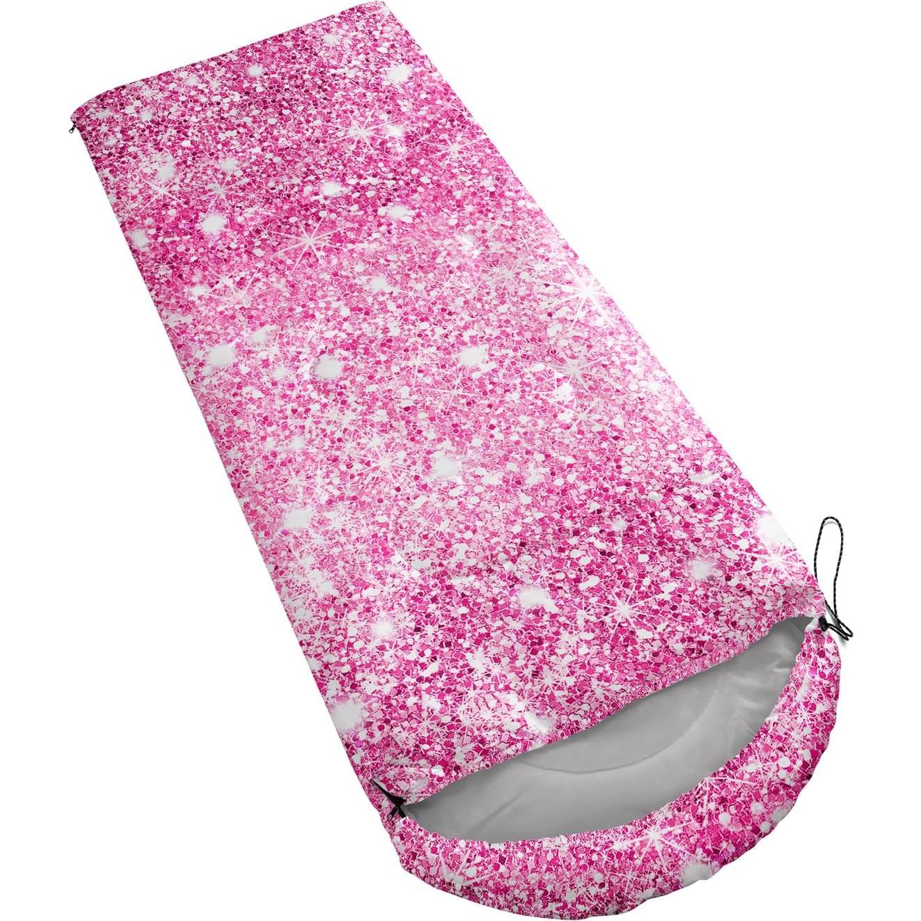 Saco de dormir Nttopship SD0002 individual 80x230 cm rosa