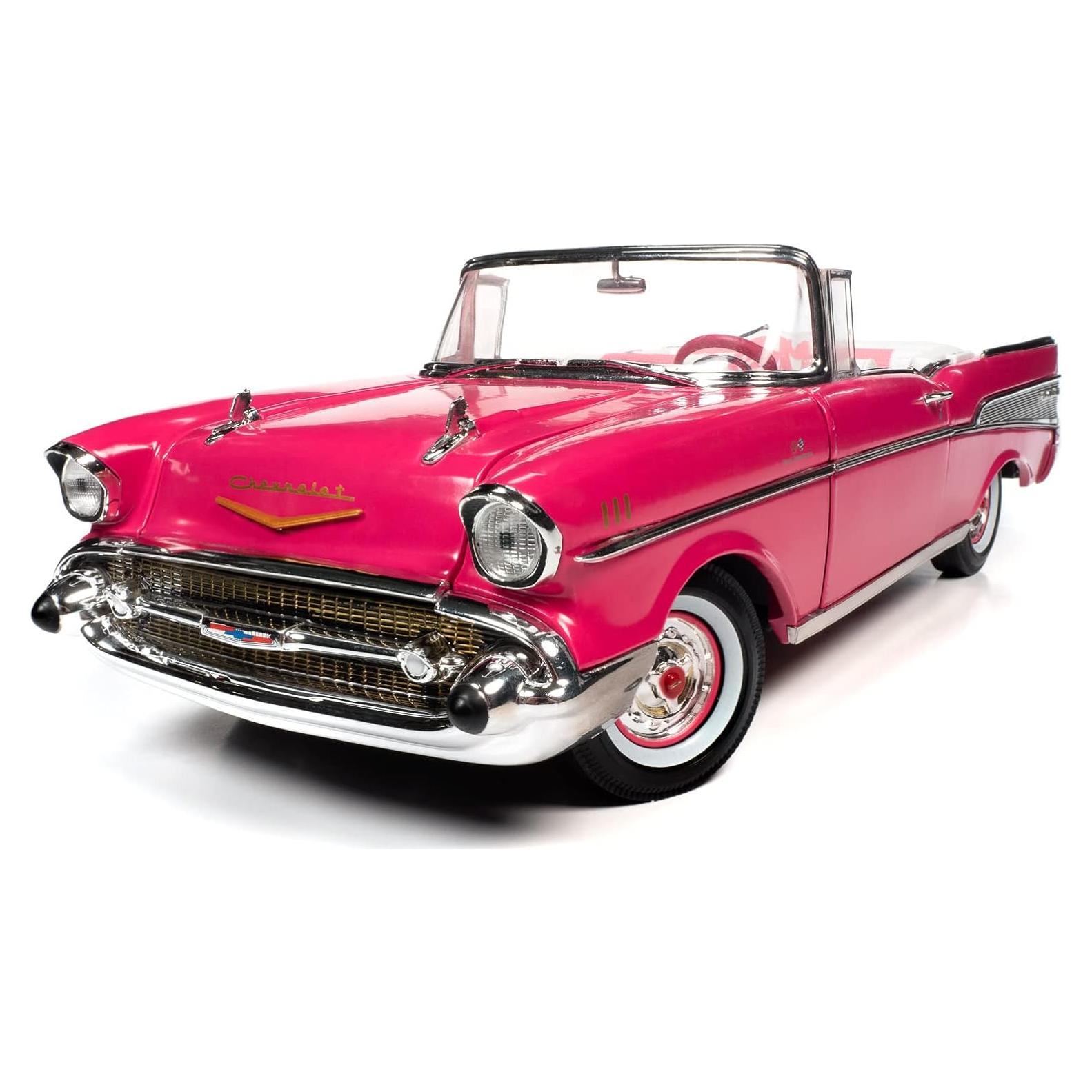 Modelo Chevrolet Convertible Barbie 1957 - Maquinas de Pantalla Plateada