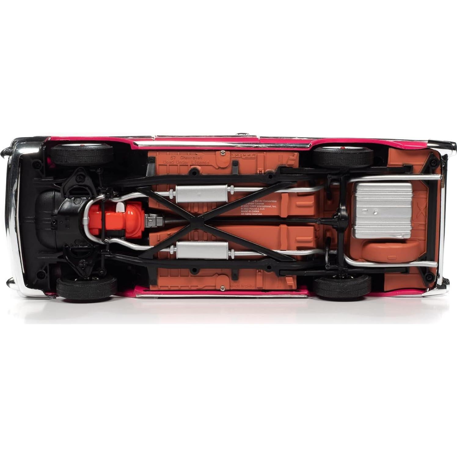 Modelo Chevrolet Convertible Barbie 1957 - Maquinas de Pantalla Plateada