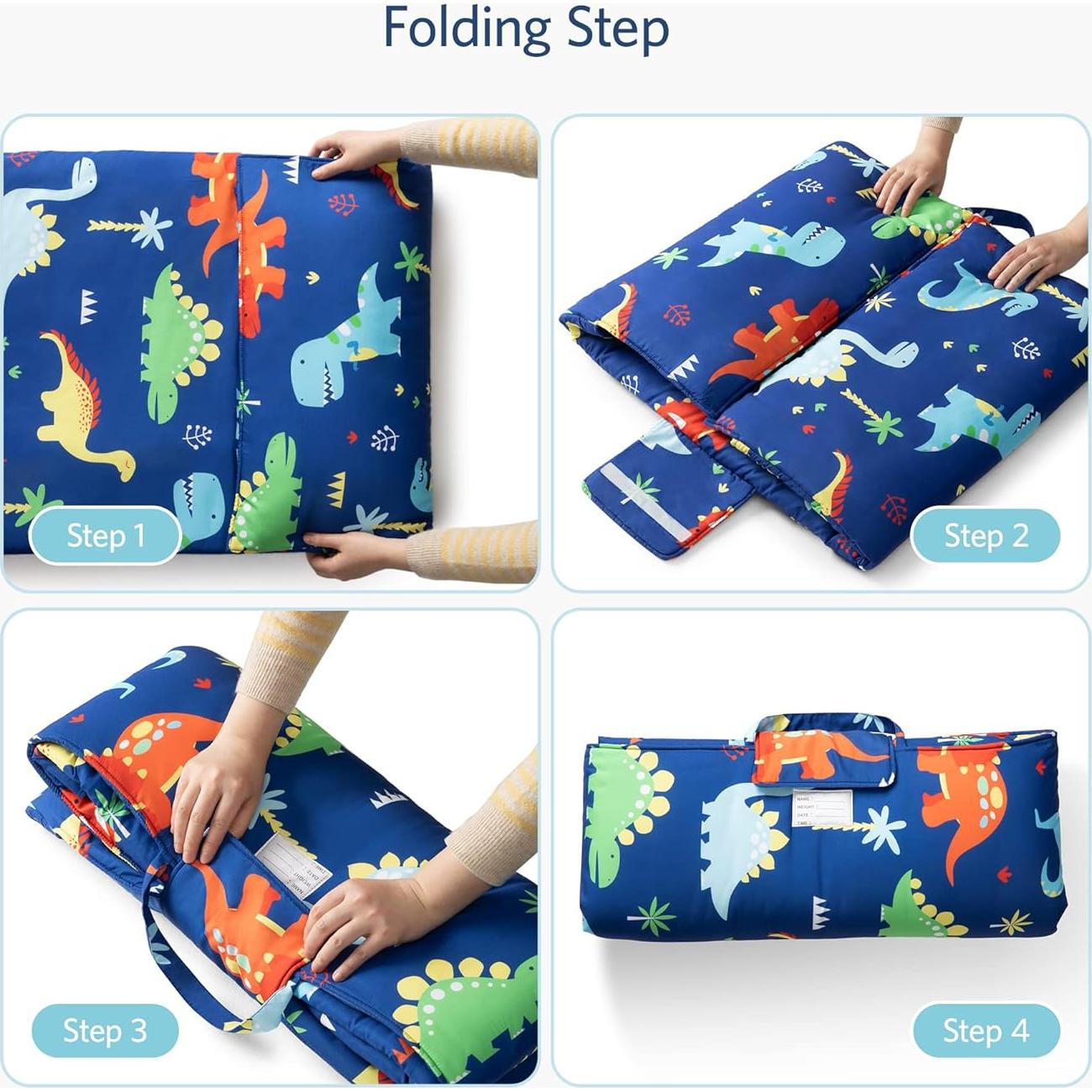 Saco de Dormir para Niños Cokouchyi Dinosaurio 135x53cm