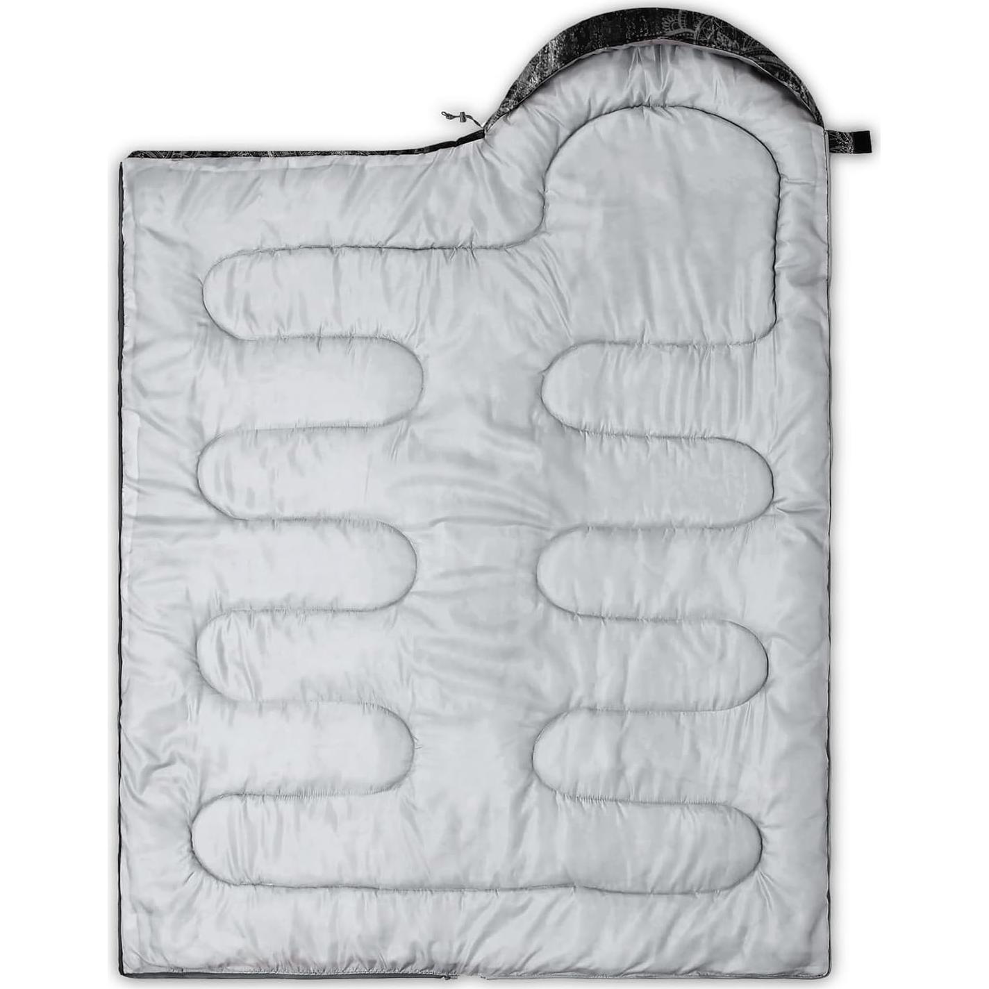 Sleeping Bags for Adults and Kids Camping Sleeping Bags for Girls and Boys Lightweight Waterproof Cold/Warm 3-Season Outdoor Travel with Compression Bags