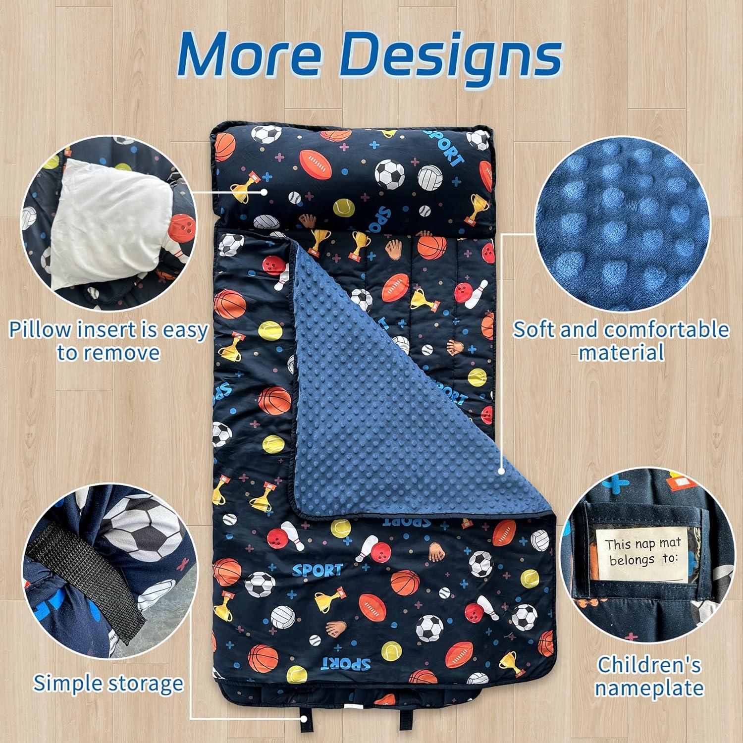 Colchoneta para Siesta Niños Googgoing con Almohada y Manta