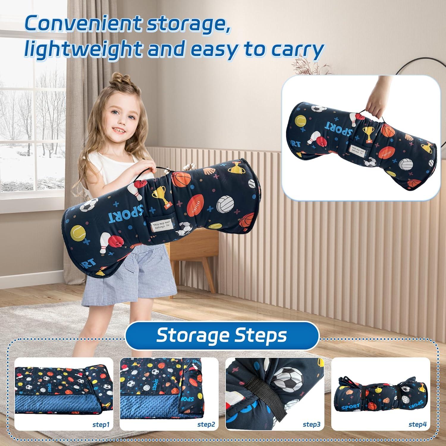 Colchoneta para Siesta Niños Googgoing con Almohada y Manta