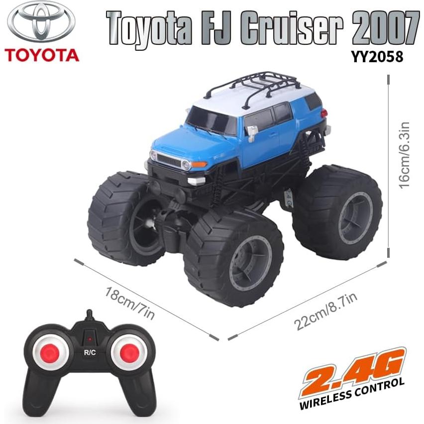 Jeep RC Vinie Toyota FJ Cruiser 2007 Escala 1:24 Azul
