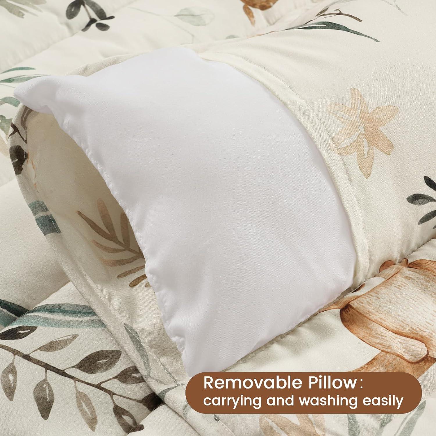 Manta de Siesta PHF para Niños con Almohada Desmontable 127x51cm