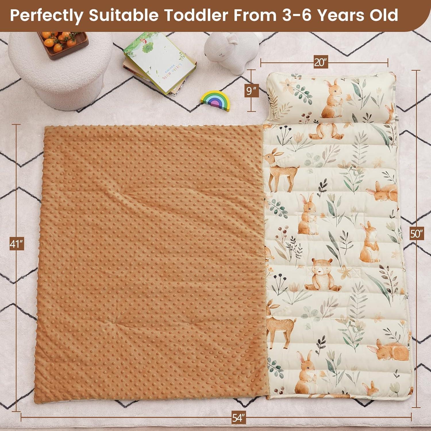 Manta de Siesta PHF para Niños con Almohada Desmontable 127x51cm