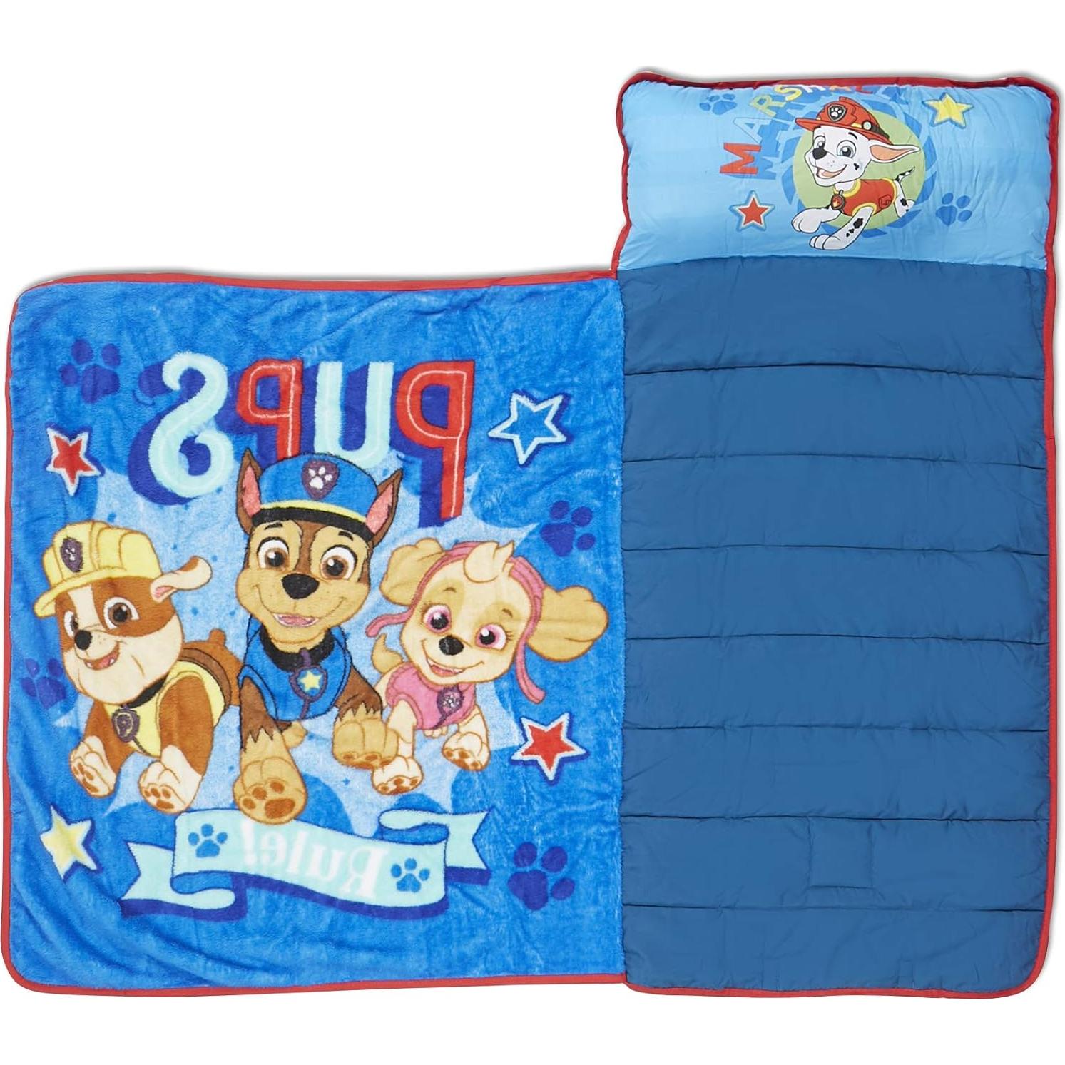 Alfombra para Siesta Paw Patrol con Almohada y Manta 116.8x53.3cm