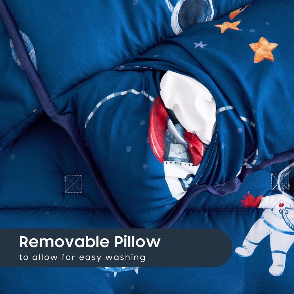 Esterilla de Siesta Infantil Despertar en Nubes Azul Estándar