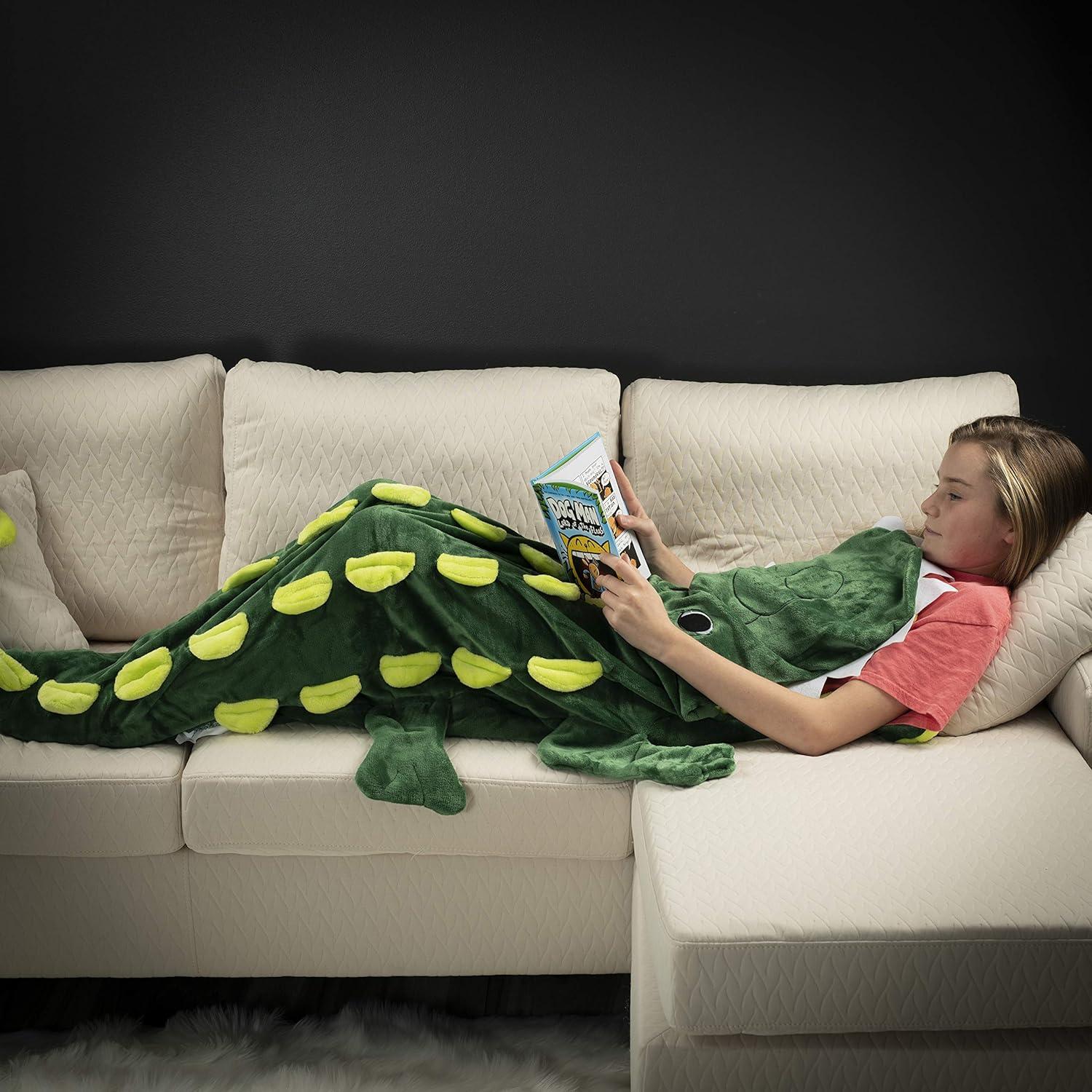 Manta de Cola de Cocodrilo CozySnugz para Niños 3-13 Años