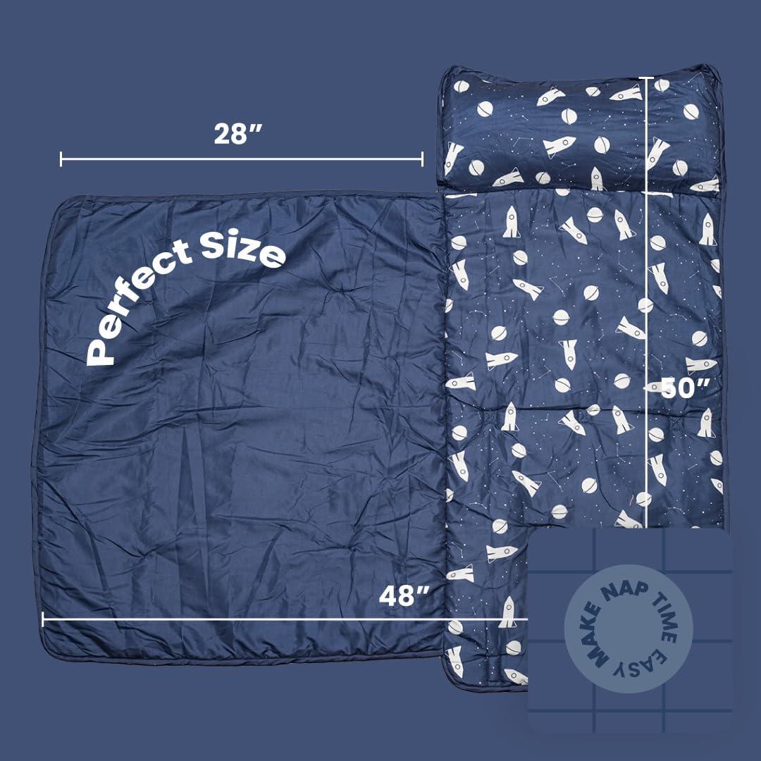 Colchoneta para Siesta Zunee Azul Espacial 90x117 cm