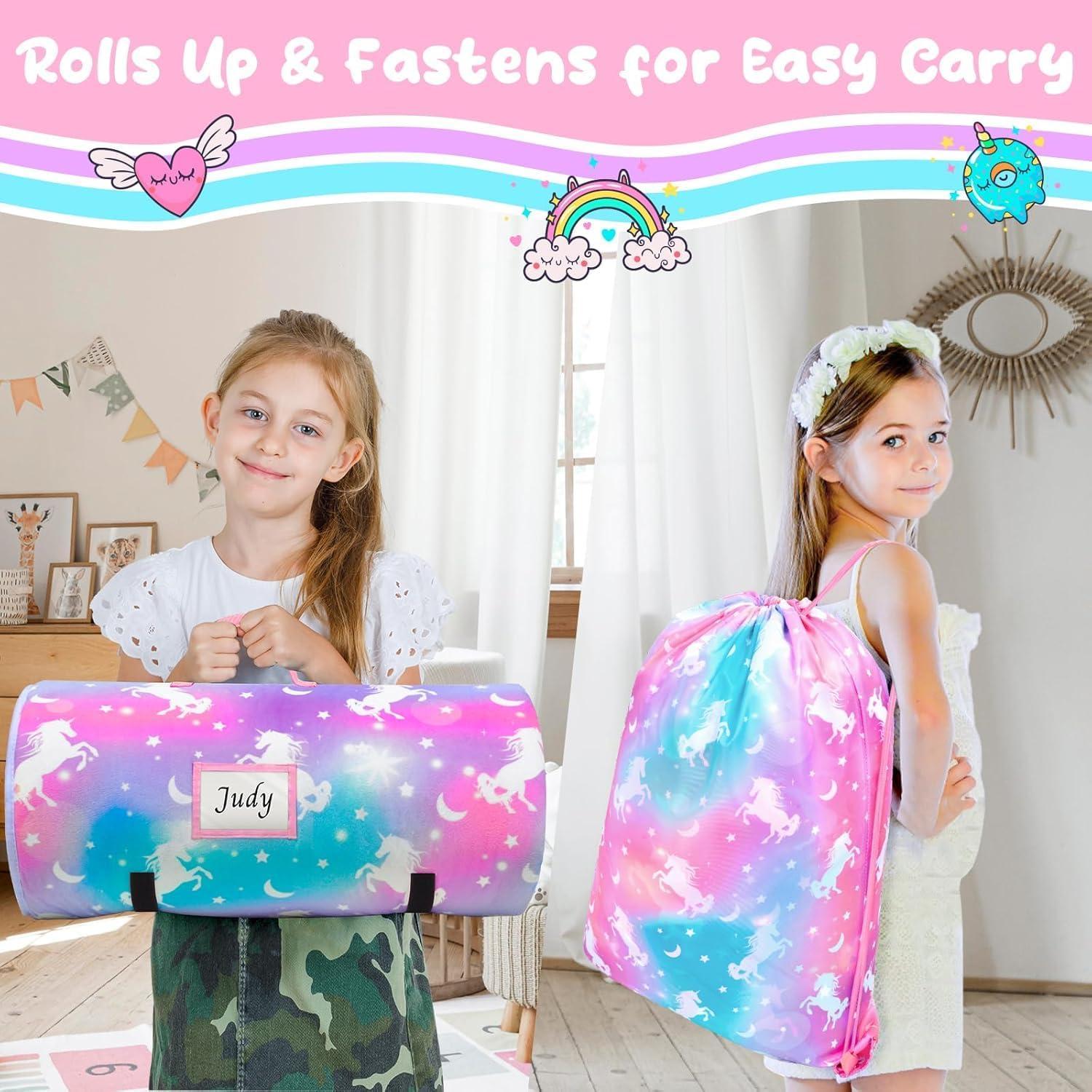 Saco de Dormir Fiodrimy Unicornio 137.4x80cm con Almohada