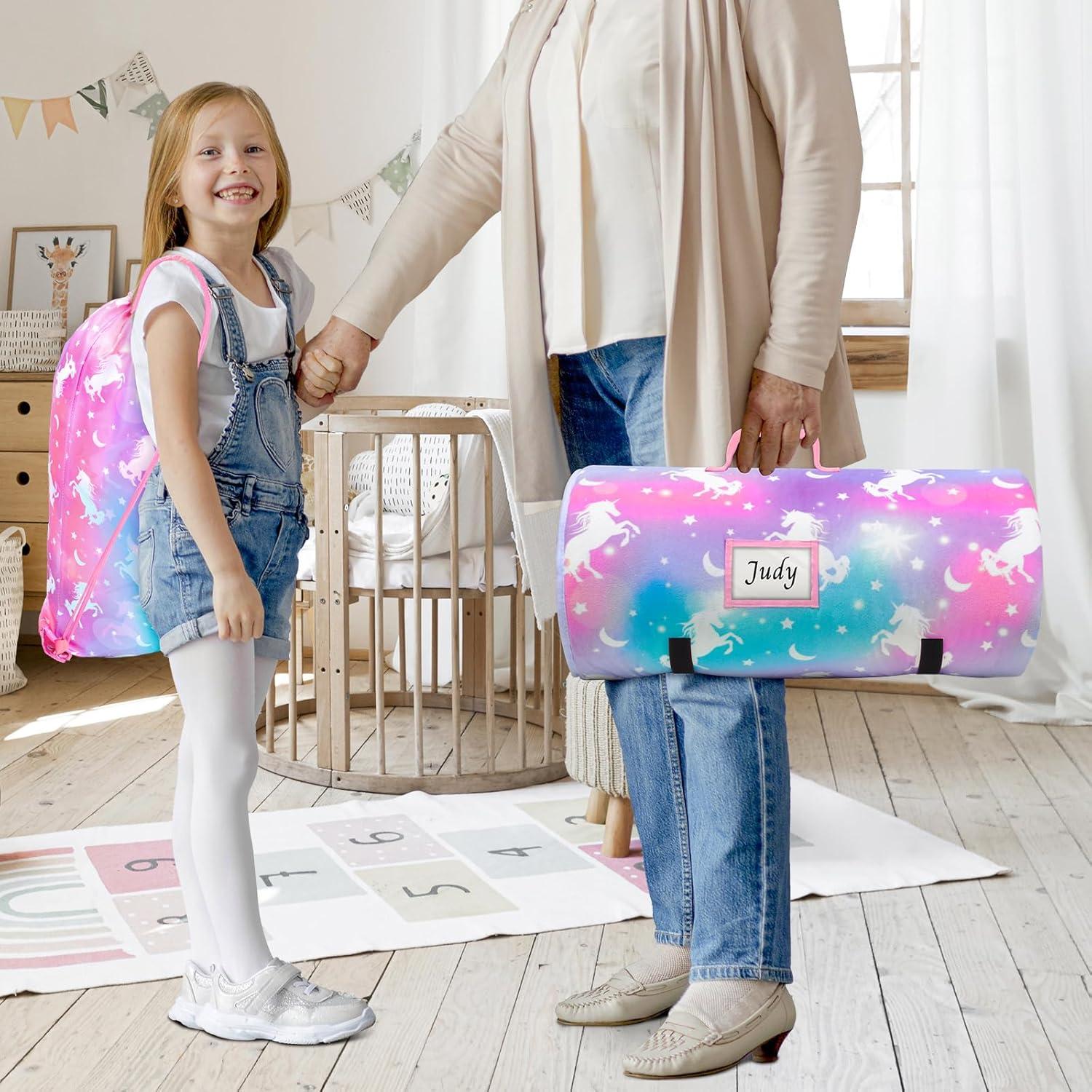 Saco de Dormir Fiodrimy Unicornio 137.4x80cm con Almohada