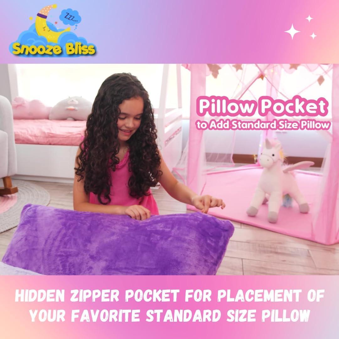 Saco de dormir de unicornio Snooze Bliss - Brilla en la oscuridad