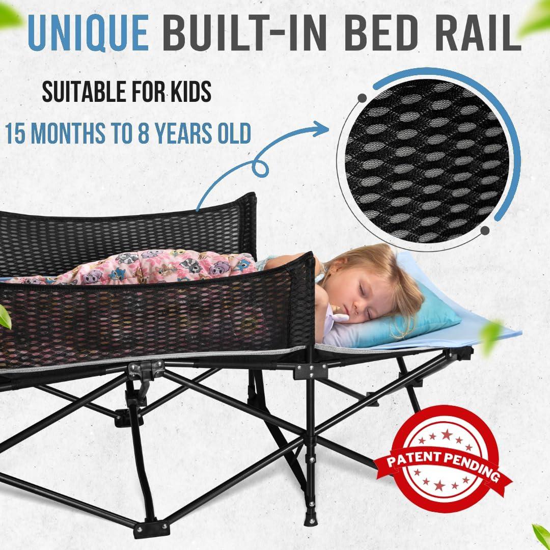 Cuna Plegable Portátil para Niños High Stream Gear Azul