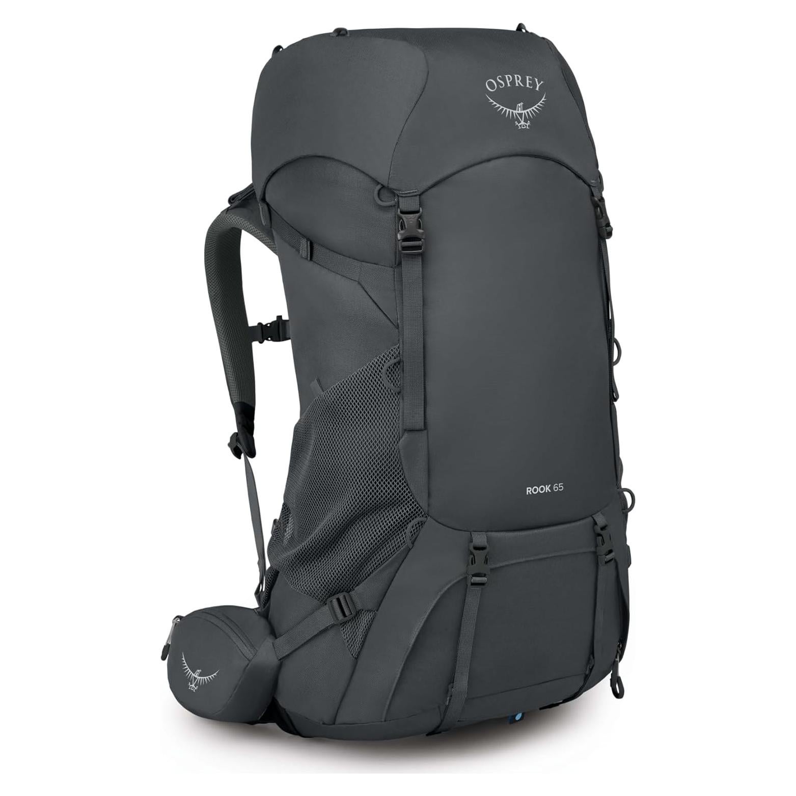 Mochila de senderismo Osprey Rook 65L para hombres Gris