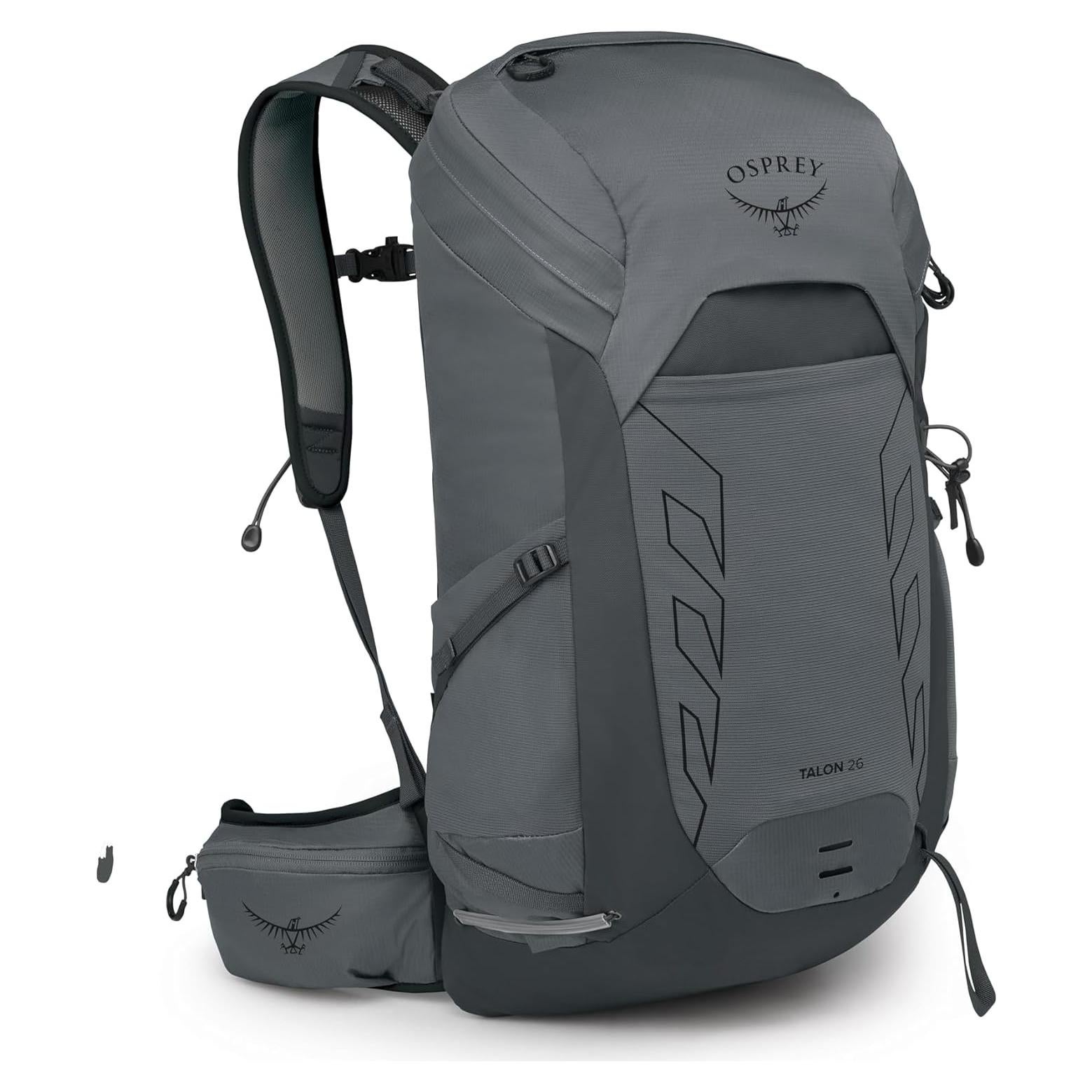 Mochila de Senderismo Osprey Talon 26L para Hombres - Gris