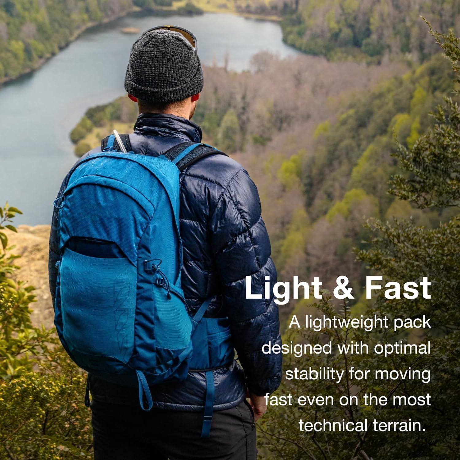 Mochila de Senderismo Osprey Talon 26L para Hombres - Gris