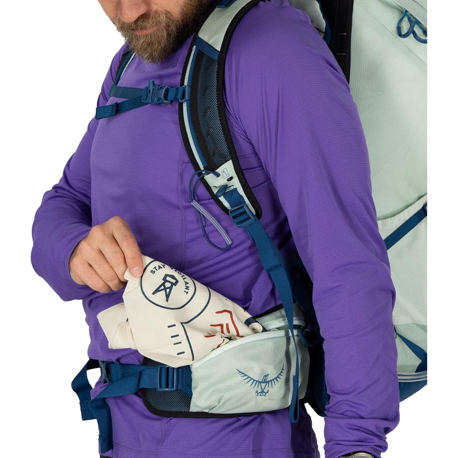 Mochila de Senderismo Osprey Talon 26L para Hombres - Gris