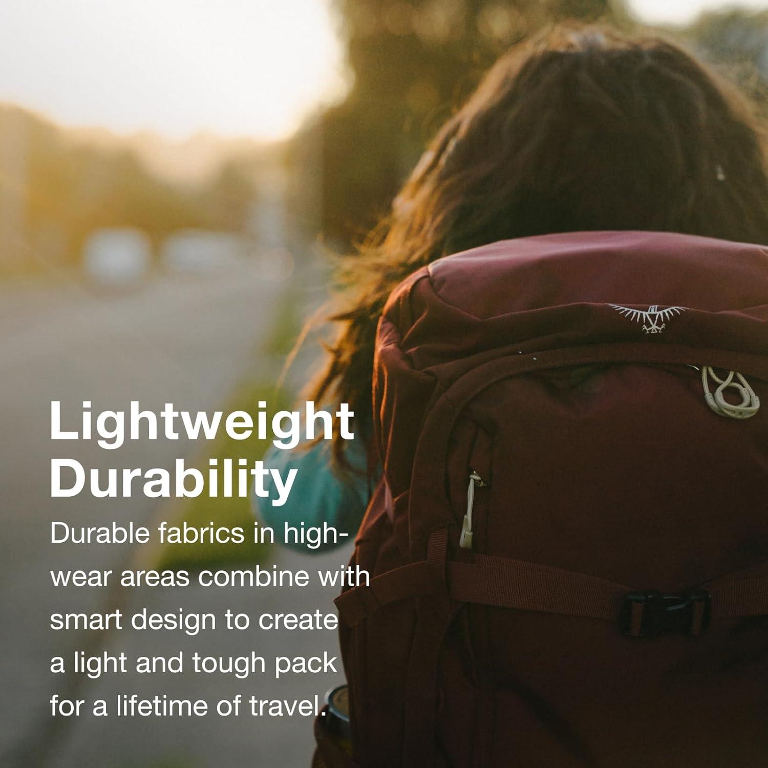 Fairview 40L Women's Travel Backpack, Night Jungle Blue