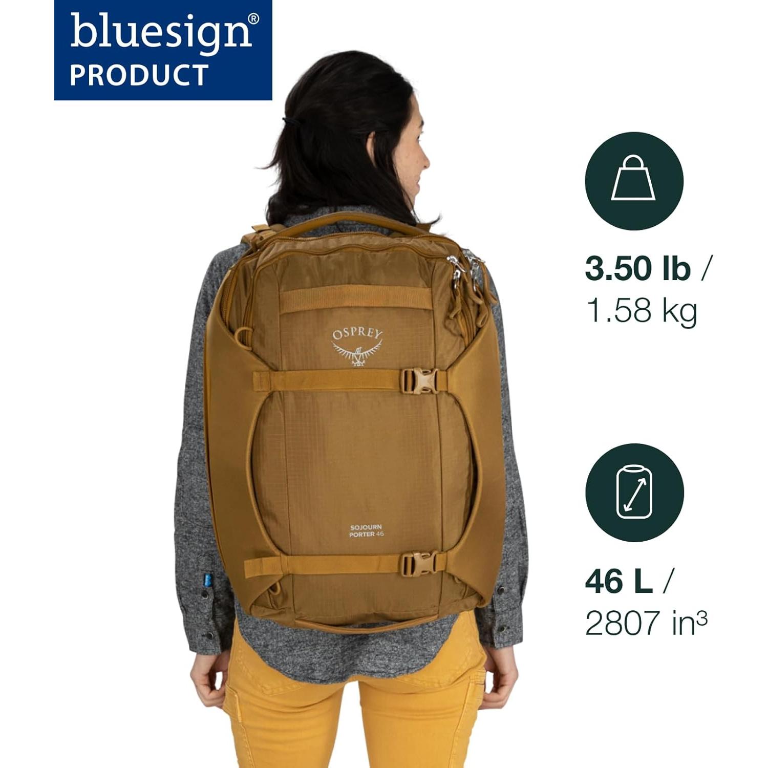 Mochila de viaje Osprey Sojourn Porter 46L Verde Koseret