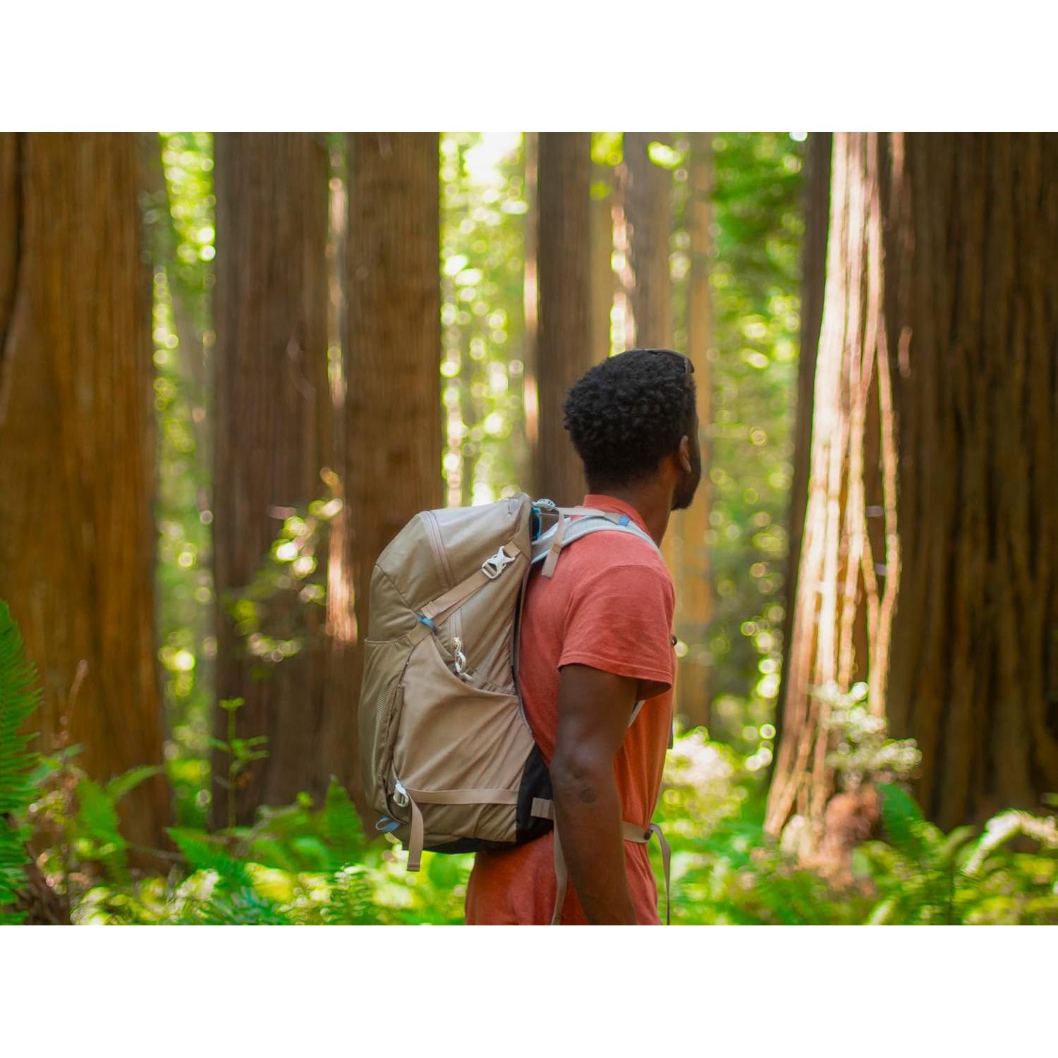 Osprey Hikelite 18L Unisex Hiking Backpack, 18 Koi Orange/Blue Venture, One Size